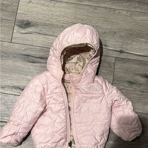 The North Face Light Pink Quilted Jacket